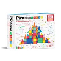 Tactic PicassoTiles Magnetic Tiles set 101 delig