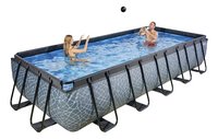 EXIT piscine avec filtre à cartouche L 5,4 x Lg 2,5 x H 1 m Stone-Image 1