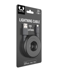 Fresh 'n Rebel kabel USB-A - Lightning 2 m Storm Grey