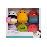 Squishmallows Peluche 6 Pack Micromallows Charles, Onel, Mo, Cookie, Reed, Layla 6 cm-commercieel beeld
