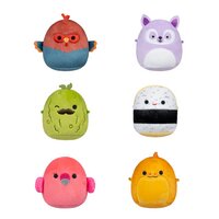 Squishmallows Peluche 6 Pack Micromallows Charles, Onel, Mo, Cookie, Reed, Layla 6 cm-Avant