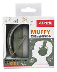 Alpine oorbeschermers Muffy groen-Vooraanzicht