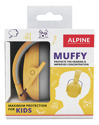 Alpine oorbeschermers Muffy geel-Vooraanzicht