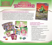 Pokémon Trading cards EV 05 Forces Temporelles Elite Trainer Box vert FR-Arrière
