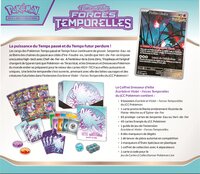 Pokémon Trading cards EV 05 Forces Temporelles Elite Trainer Box bleu FR-Arrière
