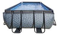 EXIT piscine avec filtre à cartouche L 5,4 x Lg 2,5 x H 1 m Stone