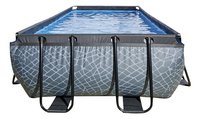 EXIT zwembad met overkapping L 5,4 x B 2,5 x H 1 m Stone-Vooraanzicht