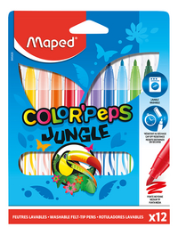 Maped feutre Color' Peps Jungle - 12 pièces