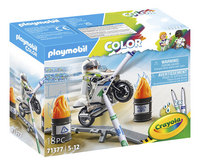 PLAYMOBIL Color 71377 Motorcrossmotor-Linkerzijde