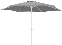 Aluminium parasol Ø 3 m grijs