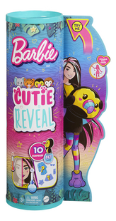 Barbie poupée mannequin Cutie Reveal Jungle - Toucan