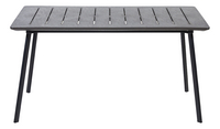 Keter tuintafel Metaline Black 146 x 87 cm-Vooraanzicht