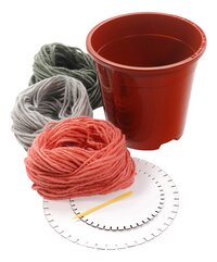 Kikkerland Crafters Knit your own planter cover-Vooraanzicht