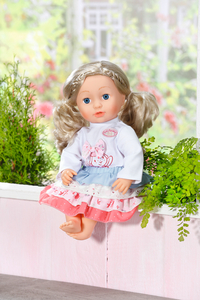 Baby Annabell poppenkledij Outfit met laagjesrok - 43 cm-Afbeelding 2