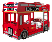 Vipack lit superposé London Bus-Côté gauche