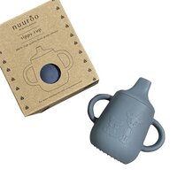 Nuuroo drinkbeker met tuit Aiko 140 ml Lead Blue-Artikeldetail