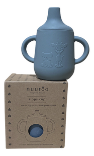 Nuuroo drinkbeker met tuit Aiko 140 ml Lead Blue-Artikeldetail