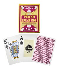 Jeu de cartes Poker Texas Hold'em Gold rouge-Détail de l'article
