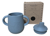 Nuuroo drinkbeker met tuit Aiko 140 ml Lead Blue-Artikeldetail