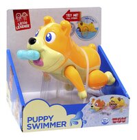 HAP-P-KID jouet de bain Puppy Swimmer avec os bleu-Côté gauche