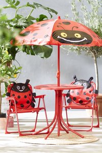 Set de jardin pour enfants avec parasol Coccinelle-Image 8