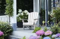 Keter chaise de jardin Troy Adirondack blanc-Image 2