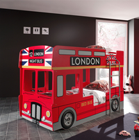 Vipack lit superposé London Bus-Image 1