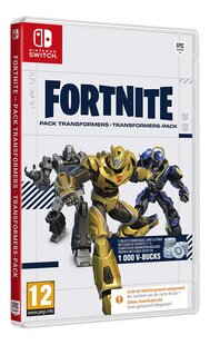 Nintendo Switch Fortnite Pack Transformers Code in a box FR/NL-Côté gauche