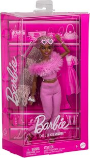 Barbie Poupée Deluxe Style tresses roses