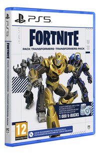 PS5 Fortnite Transformers-Pack - Code in a box FR/NL-Côté gauche