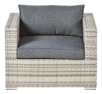 Fauteuil lounge Hierro gris clair-commercieel beeld