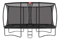 Berg trampolineset Ultim Elite L 5 x B 3 m Dark Grey-Vooraanzicht