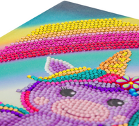 Craft Buddy Crystal Art Notebook Kit Unicorn Smile-Détail de l'article