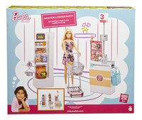 Barbie speelset Supermarkt met pop-Achteraanzicht