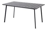 Keter table de jardin Metaline Black 146 x 87 cm-Côté droit