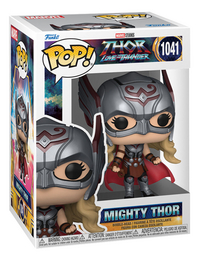 Funko Pop! figuur Thor Love and Thunder - Mighty Thor-Linkerzijde