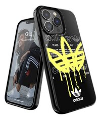 adidas cover Originals Summer Graffiti voor iPhone 13/13 Pro zwart/geel-Artikeldetail