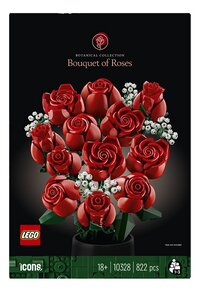 LEGO Icons 10328 Le bouquet de roses-Vue du haut