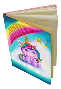 Craft Buddy Crystal Art Notebook Kit Unicorn Smile-Détail de l'article