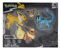 Pokémon figurine Evolution Multipack - Évoli, Pyroli, Voltali et Aquali