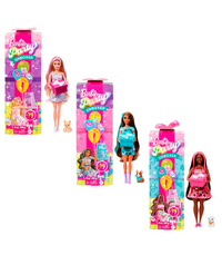 Barbie Pop Color Reveal - Barbie Party Unboxed Roze-Vooraanzicht