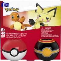 MEGA Construx Pokémon Pokéball Salamèche & Pichu-Avant