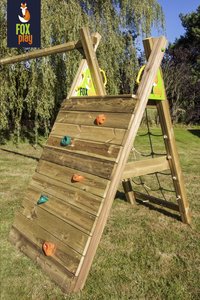 Fox play portique Baltimore Duo Explorer avec toboggan vert-Détail de l'article