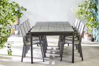 Wilsa tuinset Ibiza/Bondi zwart - 8 stoelen-Afbeelding 1