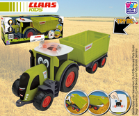 Happy People tractor Claas Kids Axion 870 + aanhangwagen Cargos 750-Afbeelding 1