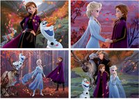 Educa Borras Puzzel 4-in-1 Disney Frozen II-Vooraanzicht