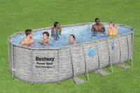 Bestway piscine Power Steel Swim Vista Series II L 5,49 x Lg 2,74 x H 1,22 m-Image 1
