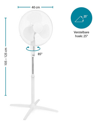 Tristar staande ventilator VE-5893 wit-Artikeldetail