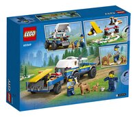 LEGO City 60369 Le dressage des chiens policiers-Arrière