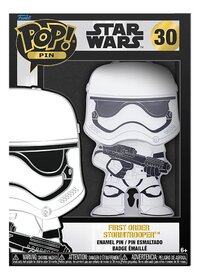 Funko Pop! Pin badge émaillé Star Wars - First Order Stormtrooper (glow)-Avant